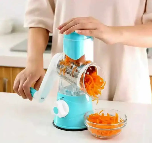 3 in 1 Manual Rotary Vegetable Drum Cutter