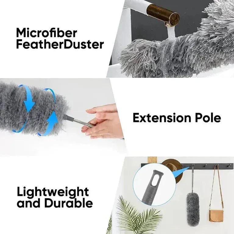 Microfiber Duster – 8Ft Extra Long Extendable Handle (Imported Quality)